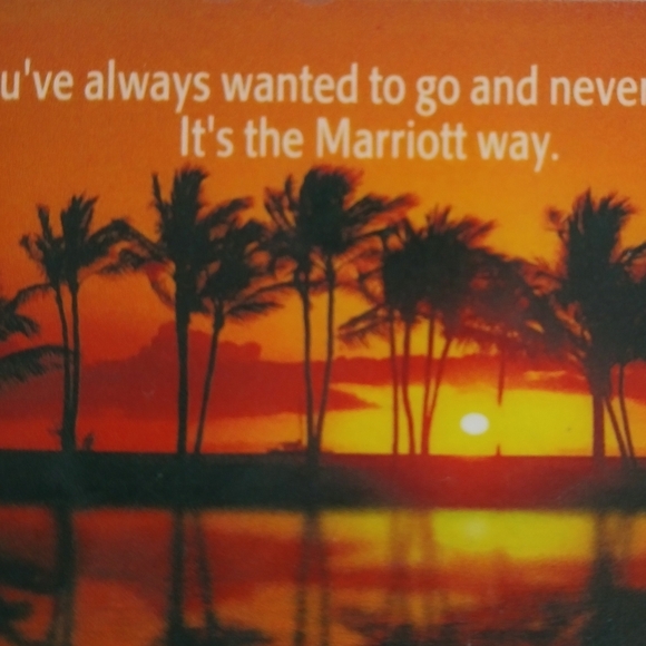 Marriott Hotel Resort Key Card Hotel Room Key Waikoloa Beach Big Island - Picture 4 of 4